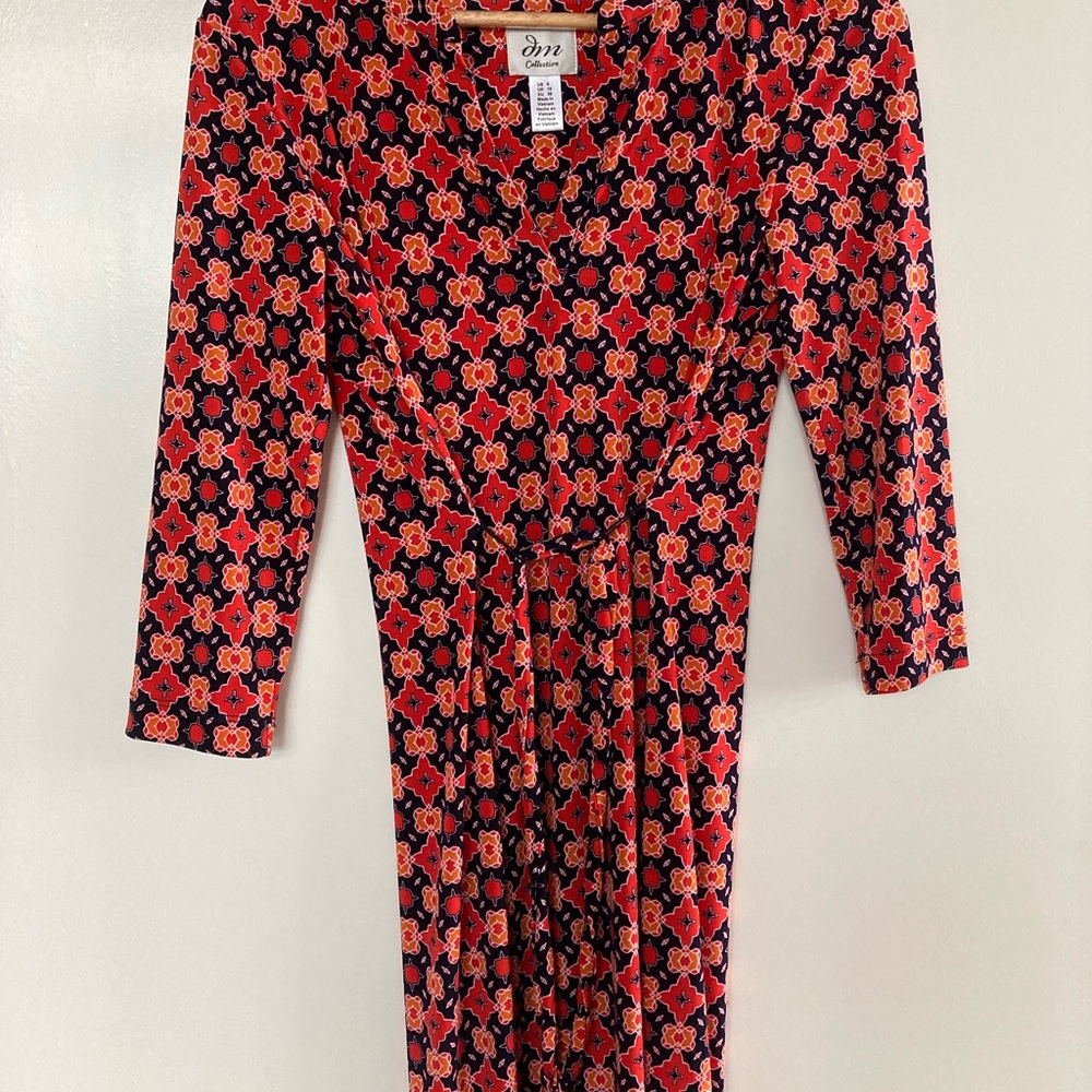 im collection red and orange dress (size 6)
